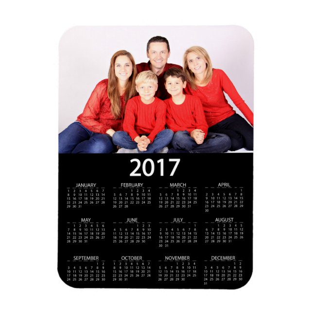 Fotokalender för 2017 magnet (Vertikal)