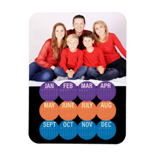 Fotokalender för 2018 magnet