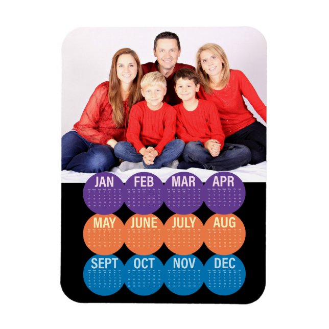 Fotokalender för 2018 magnet (Vertikal)