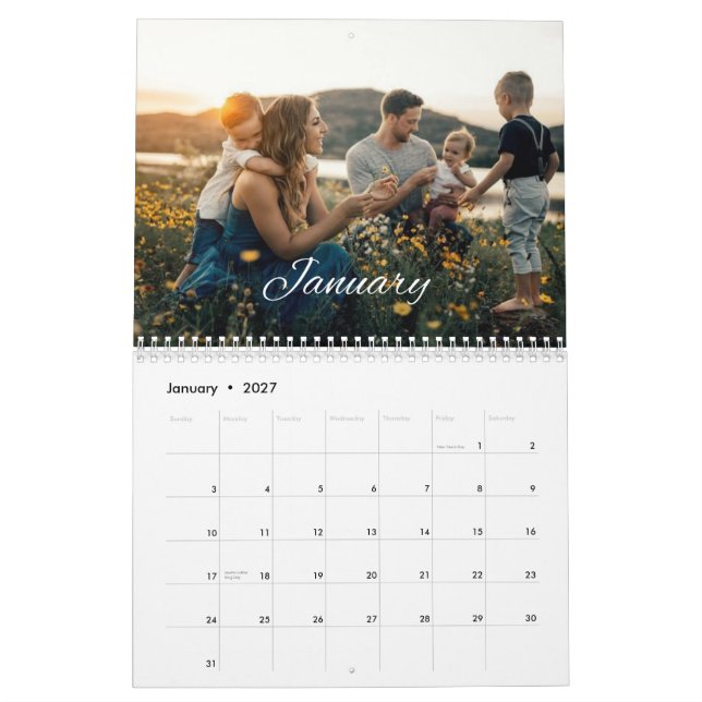 Fotokalender för 2024-Anpassningsbarna i familjen Kalender (Jan 2027)