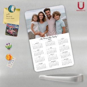 Fotokalender för 2026 med modern Personlig Magnet
