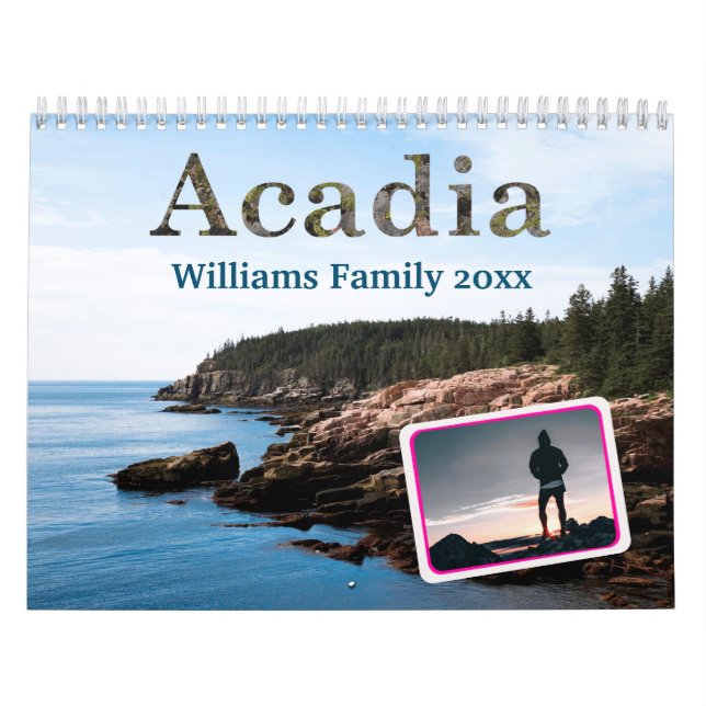 Fotokalender för Acadia National Park 2025 Kalender (Omslag)