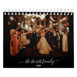Fotokalender för familjen Bröllop Kalender
