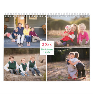 Fotokalender för familjen kalender