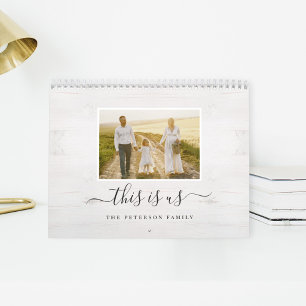 Fotokalender för jordbrukshus Stil Anpassningsbar Kalender