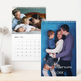 Fotokalender för personlig-familjen kalender