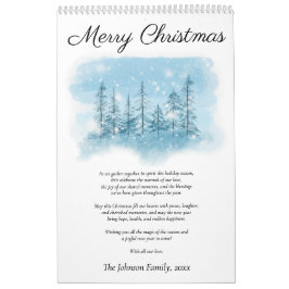 Fotokalender i Snowy God jul Kalender