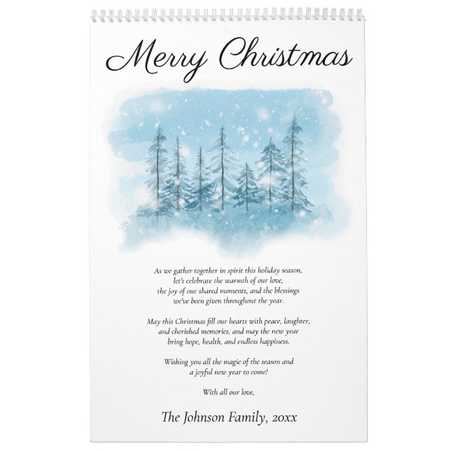 Fotokalender i Snowy God jul Kalender (Omslag)