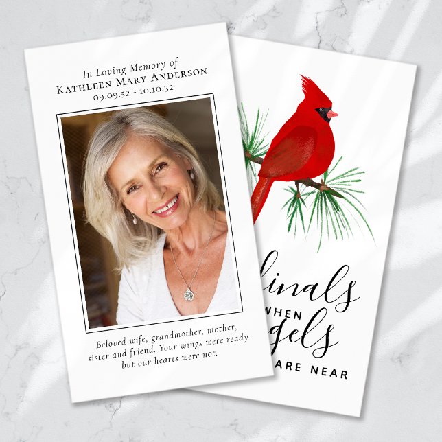 Fotokardinalminneskort Visitkort (Skapare uppladdad)