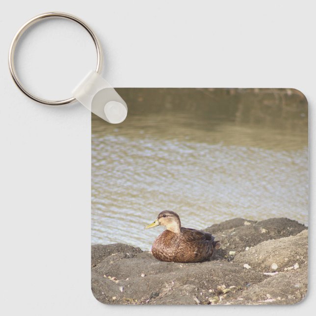 Fotokedjan Mallard Anka Nyckelring (Framsida)