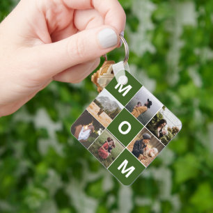 Fotokedjan mamma för Mors dag Nyckelring