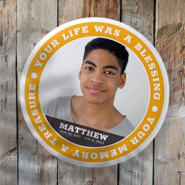 Fotokeepie för modern enkel Anpassningsbar för Mem Knapp (Skapare uppladdad)