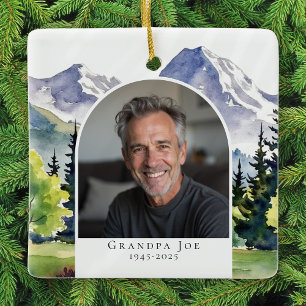 Fotokeepsaki för monteringsminnesbild julgransprydnad keramik