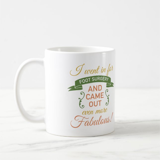 Fotokirurgi Fabulous Recovery (Grönt) Kaffemugg (Vänster)