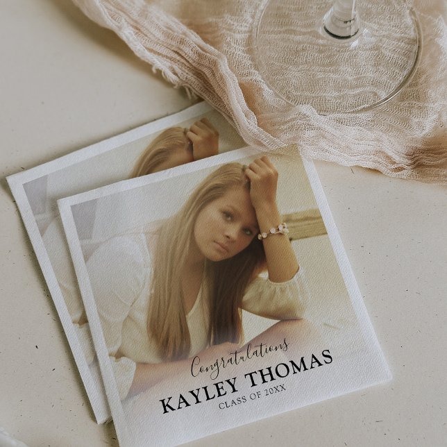 Fotoklass för student Personlig 2025 Pappersservett (Skapare uppladdad)