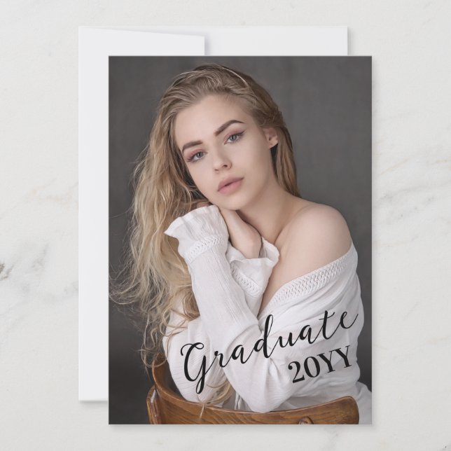 Fotoklass för Studentfest-kort Kort (Framsida)
