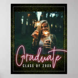 Fotoklass Neon Rosa Boxwood Studenten Poster