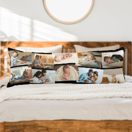 Fotokollage 10 Bild svart montpelare Kroppskudde