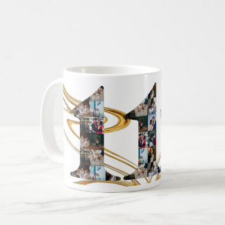 Fotokollage 11-årsgåvor per år kaffemugg