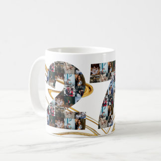 Fotokollage 27-årsgåvor per år kaffemugg
