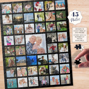 Fotokollage 45 Bilder Black Pussel