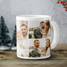 Fotokollage - 4 Foton, Anpassningsbar, svart, vitt