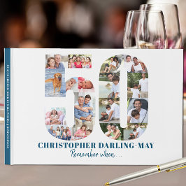 Fotokollage 50:e födelsedagen kommer ihåg när ...  gästböcker