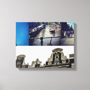 Fotokollage Amsterdam 2 Canvastryck