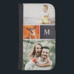 Fotokollage - chalkboard Monogram Family Simple Galaxy S4 Plånbok<br><div class="desc">Modern telefonväska.Trendig, snyggt och meningsfull. Det är en sak att ha dina foton på din mobil, men att också ha dina favoriter utanför är så unikt. Anpassa och anpassa det här telefonfodralet med tre av dina favoritfoton och byt ut det enskilda breven mot ett omedelbart monogram inuti den klassiska krita...</div>