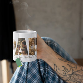 Fotokollage Cutout Brev PAPPA Kaffemugg