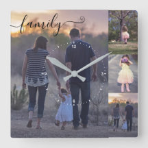 Fotokollage Family Photos-mallkalligrafi