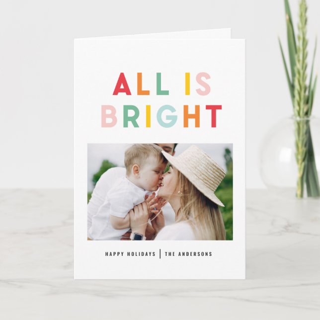 Fotokollage - färgstark docka - julmassa helgkort (Framsida)