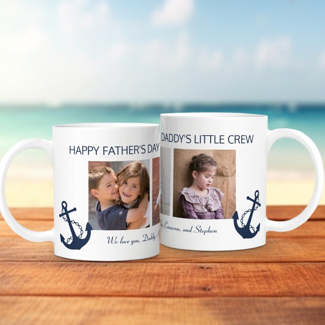Fotokollage fars dag Pappa 3 Kaffemugg (Skapare uppladdad)