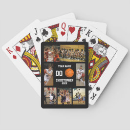 Fotokollage för basketboll casinokort