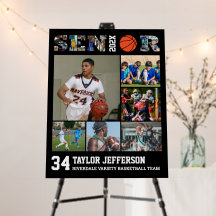 Fotokollage för basketbollspelarens ledande idrott