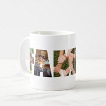 Fotokollage för den moderna familjen brev