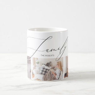 Fotokollage för enkel och Chic Familj Kaffemugg