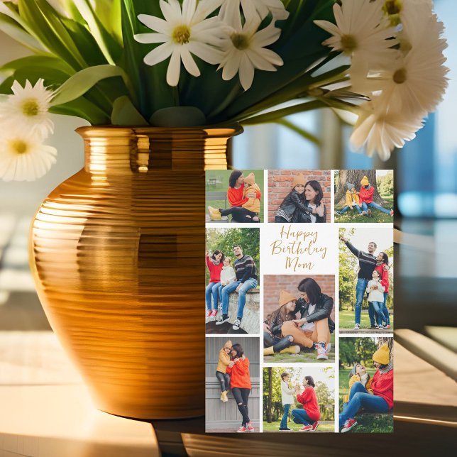 Fotokollage för grattis på födelsedagen Mamma från Kort (Skapare uppladdad)