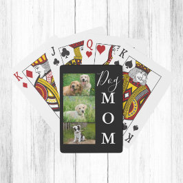 Fotokollage för Hund Mamma 3 Casinokort