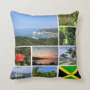 Fotokollage för Jamaica Kudde