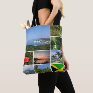 Fotokollage för Jamaica Tygkasse