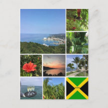 Fotokollage för Jamaica