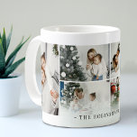 Fotokollage för klassisk Personlig | ANPASSNINGSBA Kaffemugg<br><div class="desc">Skapa ditt eget fotokollage kaffe mugg. Den här designen är klassisk och modern i sin layout med sex foton i ett rutnät mönster som lätt kan hämtas från datorn eller mobilt och en vit övertäckning som du kan lägga till text som enkelt kan anpassas med hjälp av den mall som...</div>