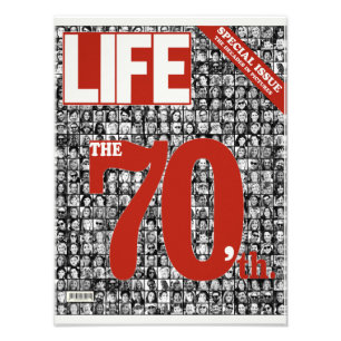 Fotokollage för Life Magazine Anpassningsbar Fototryck