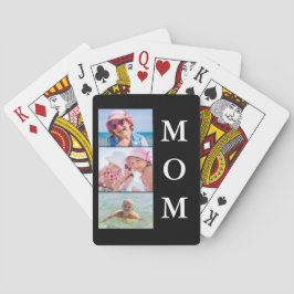 Fotokollage för mamma 3 casinokort