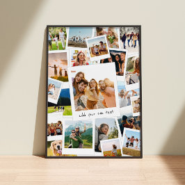 Fotokollage för modern Bild-skrapbok Poster