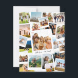 Fotokollage för modern Bild-skrapbok Vykort<br><div class="desc">Skapa ett eget modernt vykort för fotokollage som innehåller bilder som är favorit i ett trendig som överlappar bildskärmskonstruktionen stil. Lägg till din egen personlig för valfritt tillfälle.</div>