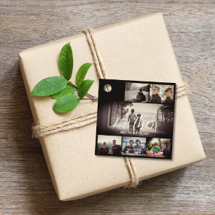 Fotokollage för Modern Brother Best Friends Mörk F Gåvor Etiketter