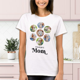 Fotokollage för Pet-foto i hund vid Personligen Hu T Shirt