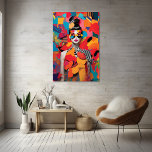 Fotokollage för popup-bild poster<br><div class="desc">Pop Art Photo Collage Poster "Livet är som en målning - ju mer levande färg vi lägger till,  desto ljusare blir det." För färg & pop art älskare!</div>